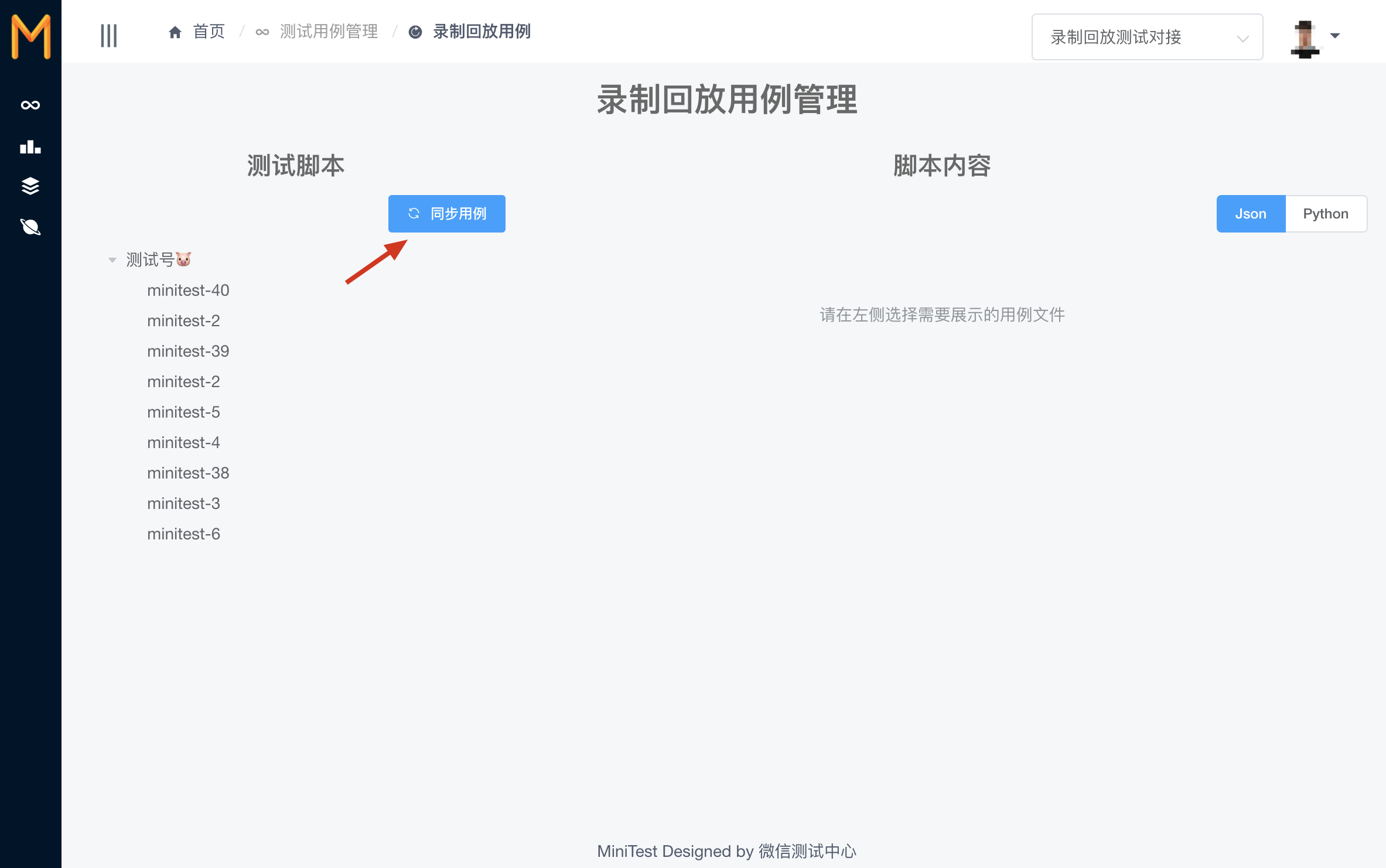 同步录制回放用例
